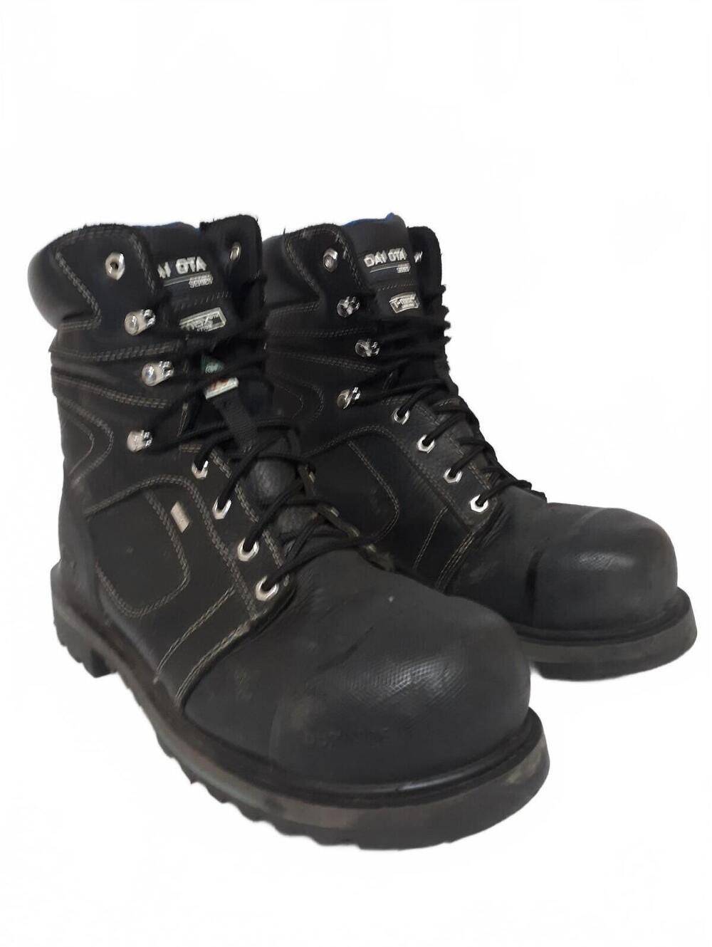 Dakota Men's 8" 557 Steel Toe Composite Plate HD3 Vibram Work Boots Black 12M